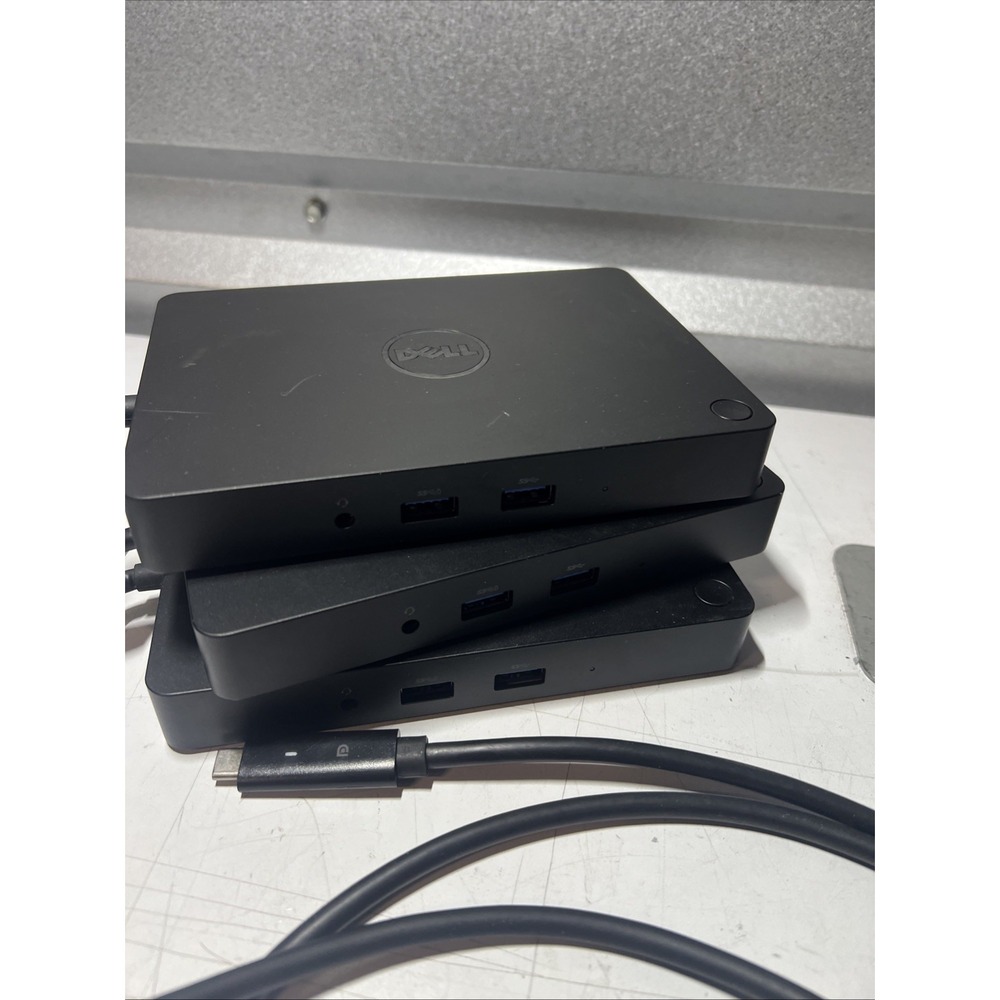 LOT OF 3 Dell WD15 K17A USB-C Thunderbolt Docking Station USB 3.0 w/130